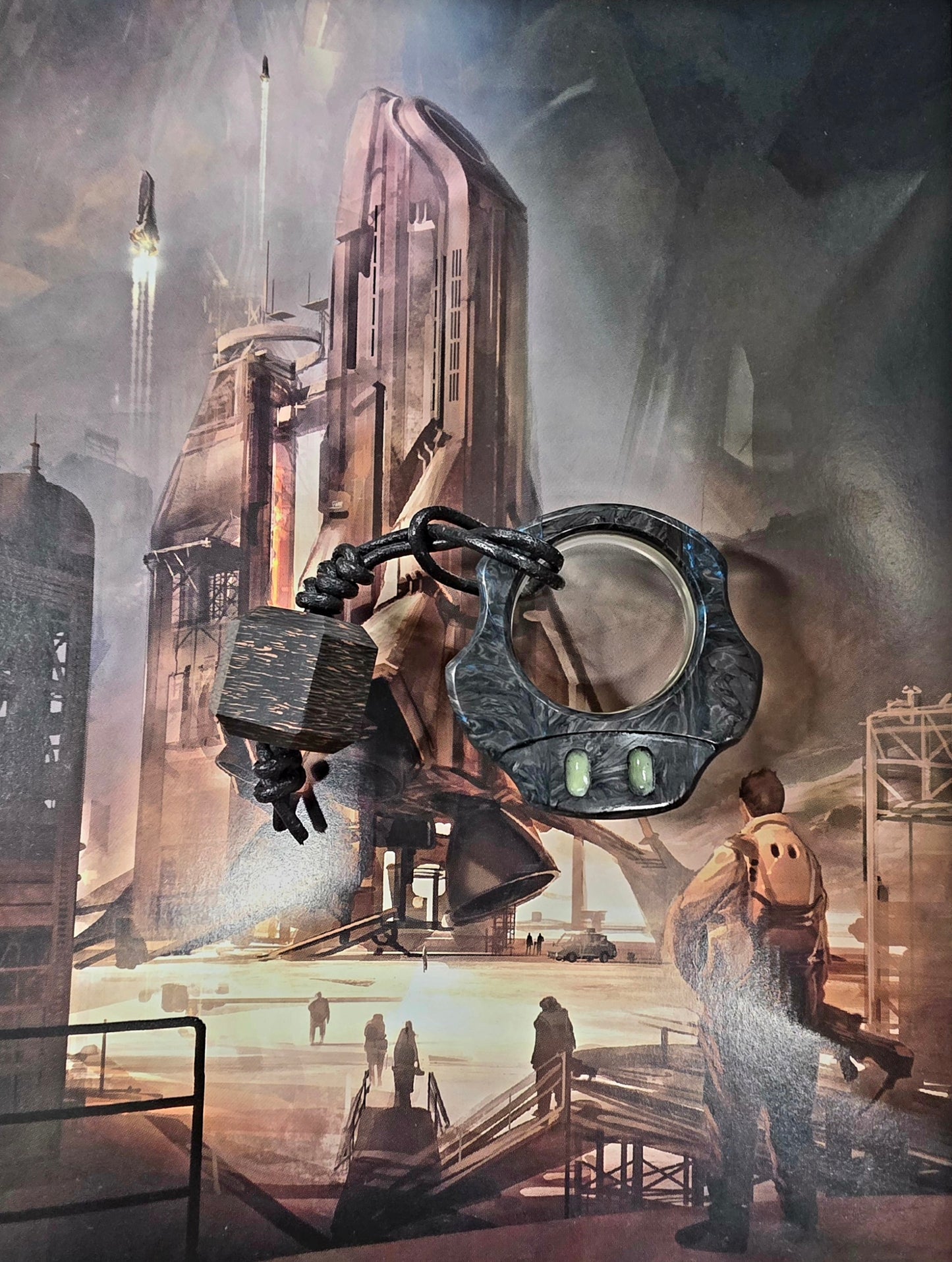 Mushpit Wespe und Spinne