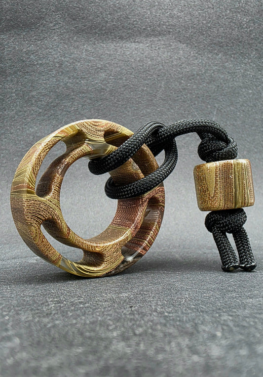 EDC Tool Messing Kupfer Micarta